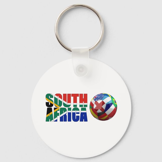 South africa world cup 2010 T-Shirts Key Ring (Front)