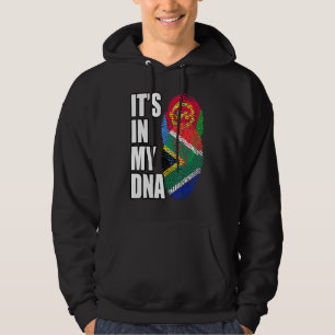 South African And Eritrean Mix DNA Flag Heritage Hoodie