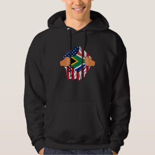South African Blood Inside Me American South Afric Hoodie