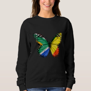 South African Congon Flag Butterfly Sweatshirt