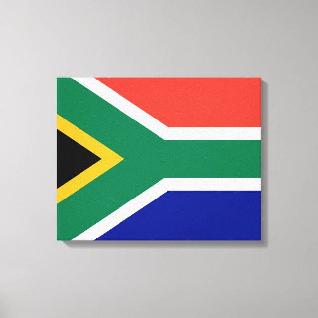 South African Flag Canvas Print (Front)