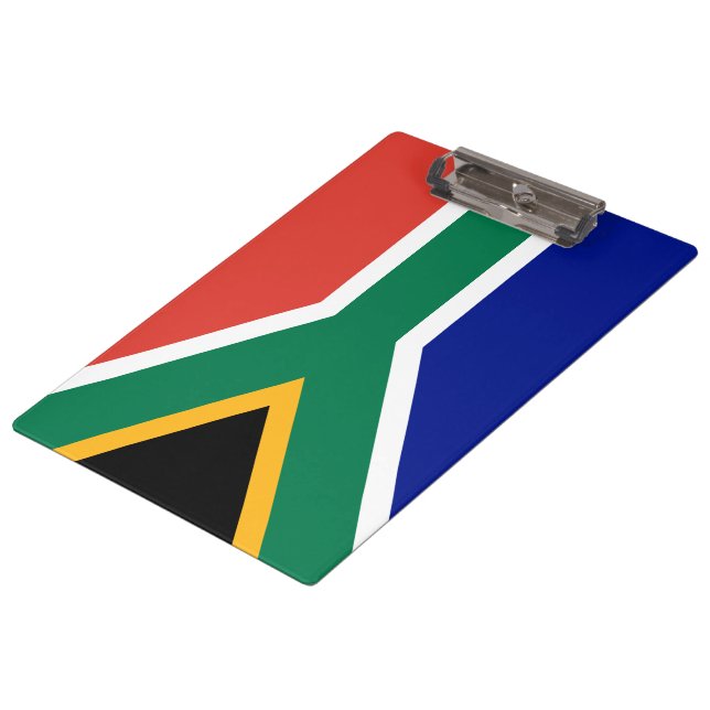 South African Flag Clipboard (Angled)