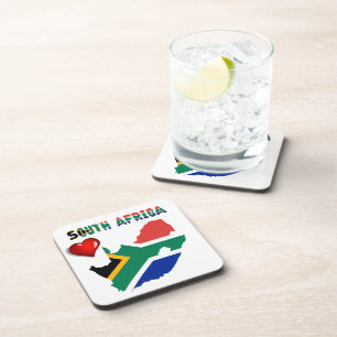 South African flag Coaster