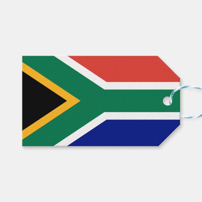 South African Flag Gift Tags (Front (Horizontal))