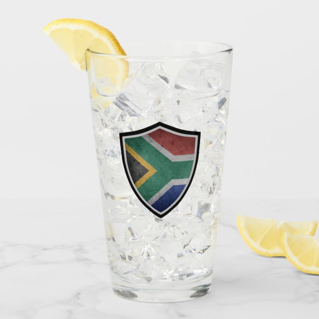 South African flag Glass (Front Ice)