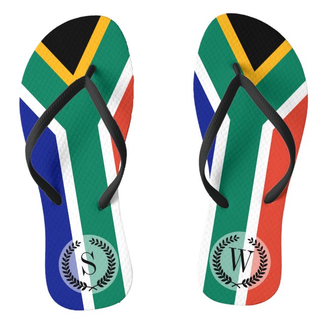South African Flag Jandals (Footbed)