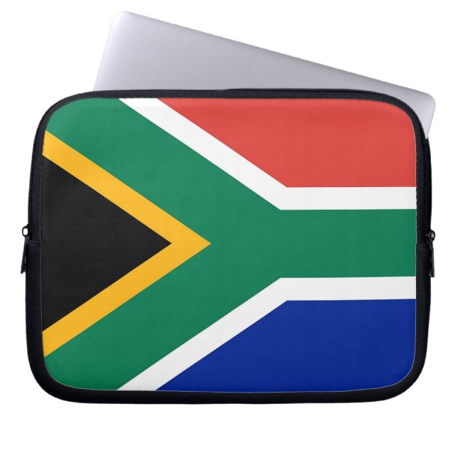 South African Flag Laptop Sleeve (Front)