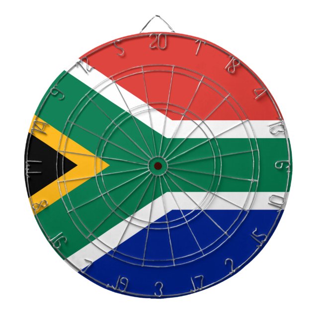 South African Flag of South Africa Dart Board (Front)