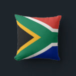 South African Flag on American MoJo Pillow<br><div class="desc">Introducing the MoJo pillow featuring the flag of South Africa – a vibrant addition to your home decor! Crafted with high-quality materials and attention to detail, this pillow celebrates South African heritage and national pride. The design prominently displays the iconic flag of South Africa, featuring its dynamic combination of green,...</div>
