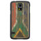 South African Flag on Rough Wood Boards Effect