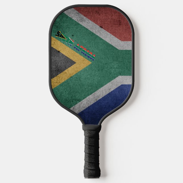 South African flag Pickleball Paddle (Front)