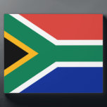 South African Flag Plaque<br><div class="desc">South African Flag. Great flag of South Africa</div>