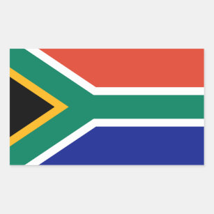 South African Flag Rectangular Sticker