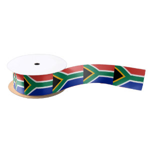 South African flag ribbon Satin Ribbon