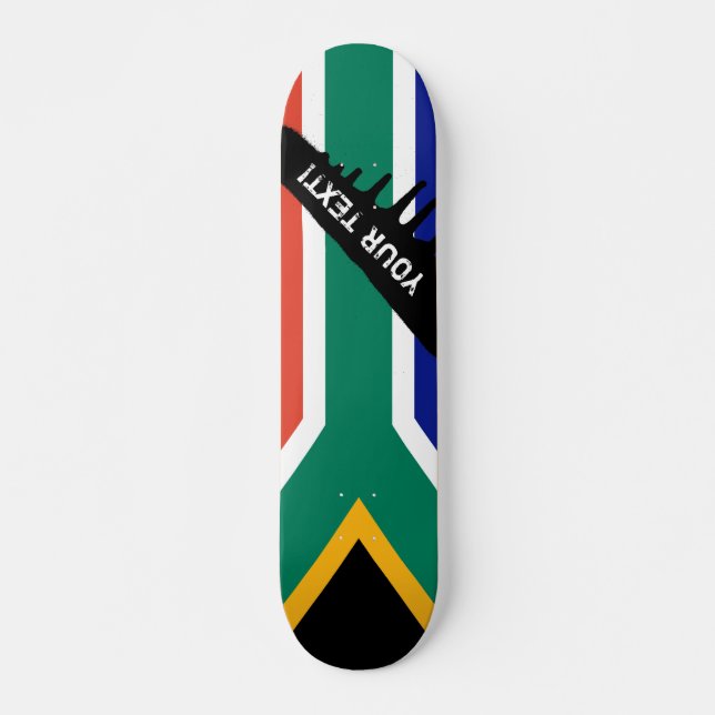 South African Flag Skateboard (Front)