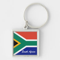 South African flag square flag