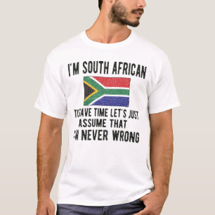 South African Roots South Africa Flag Heritage T-Shirt