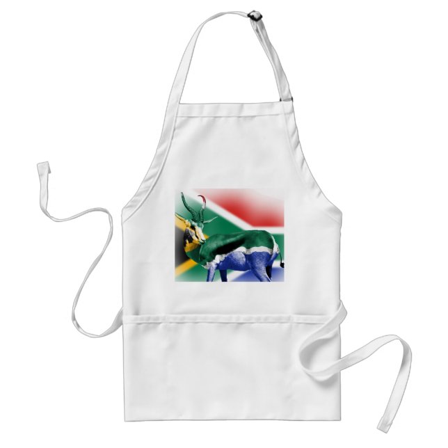 South African Springbock Flag Standard Apron (Front)