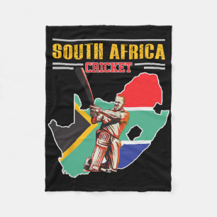 South African Tsman Shirt - South-africa Cricket C Fleece Blanket