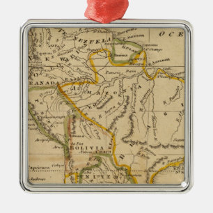 South America 11 Metal Tree Decoration