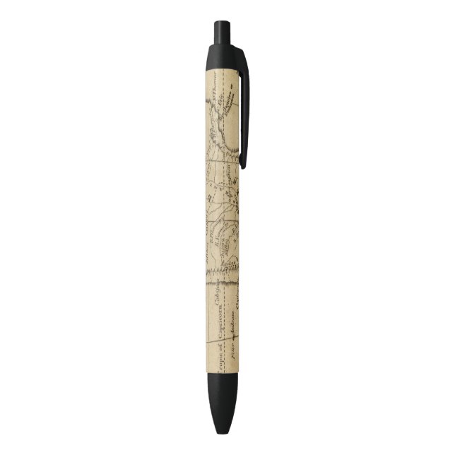 South America 12 Black Ink Pen (Bottom (Vertical))