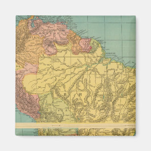 South America 20 Magnet