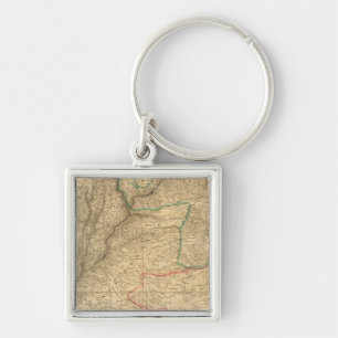 South America 24 Key Ring