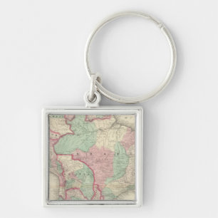 South America 2 Key Ring
