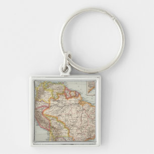 South America 2 Key Ring