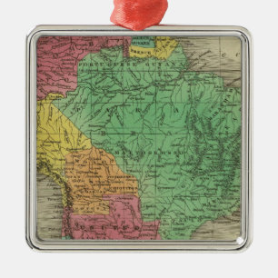 South America 37 Metal Tree Decoration