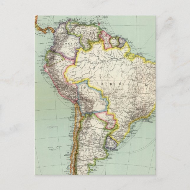 South America 42 Postcard (Front)