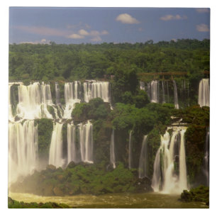 South America, Argentina, Brazil, Igwacu Falls, Tile