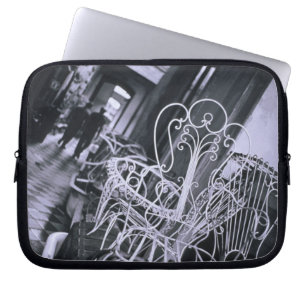 South America, Argentina, San Telno. Old chairs Laptop Sleeve