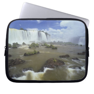 South America, Brazil, Igwacu Falls. Towering Laptop Sleeve