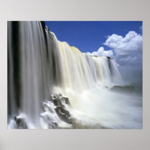 South America, Brazil, Igwacu, Igwacu Falls. Poster