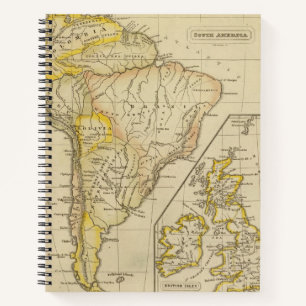 South America, British Isles Notebook