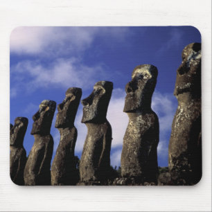 South America, Chile, Easter Island, Ahu Akiri. Mouse Pad