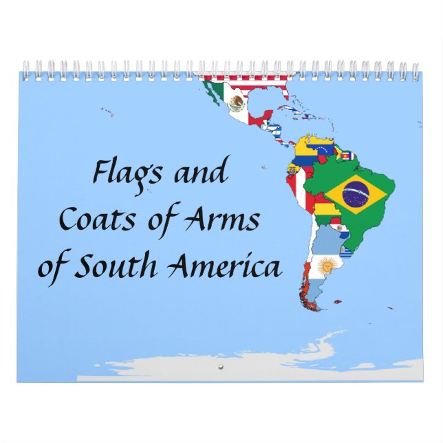 south america flags 2027 calendar (Cover)