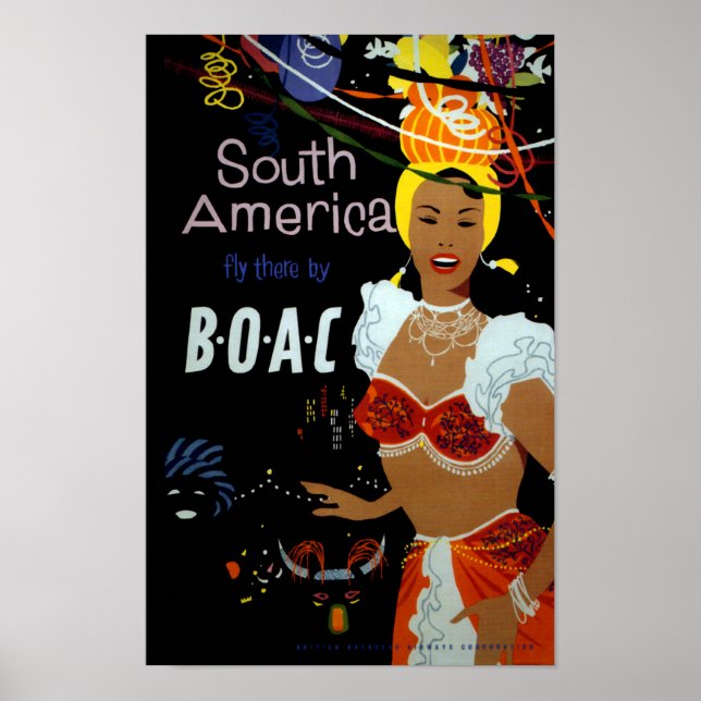 South America ~ Fly There Poster (Front)