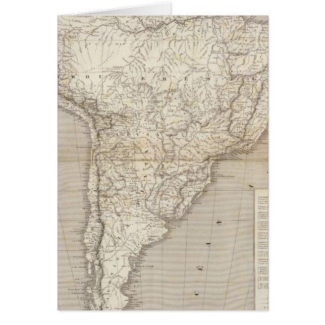 South America map (Front)