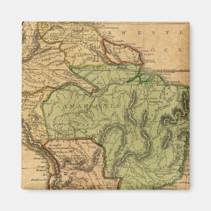 South America Map by Worcester Magnet