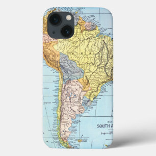 SOUTH AMERICA: MAP, c1890 iPhone 13 Case