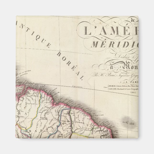 South America Northeast Magnet (Front)