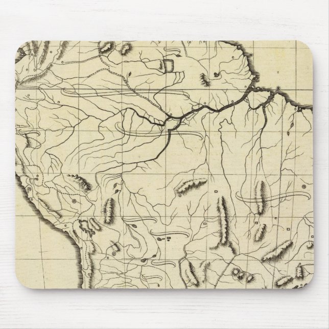 South America outline Mouse Pad (Front)