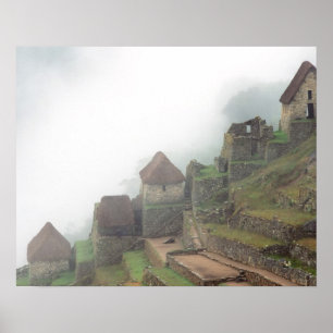 South America Peru Macchu Picchu Poster