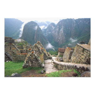 South America, Peru, Machu Picchu Photo Print