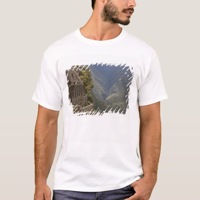 South America, Peru, Machu Picchu. Stone ruins T-Shirt (Front)