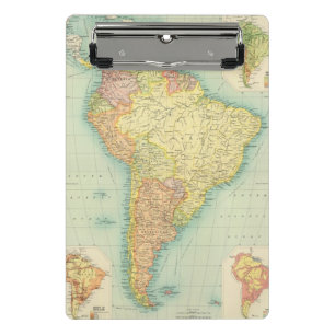 South America political Mini Clipboard