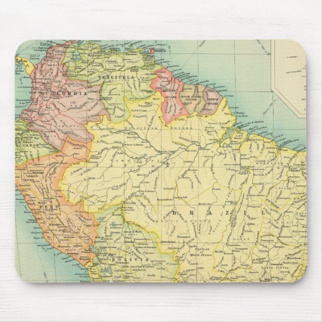 South America political Mouse Pad (Front)