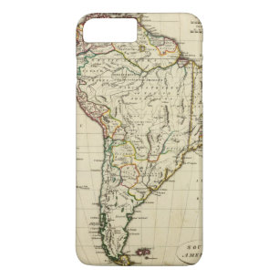 South America with boundaries outlined Case-Mate iPhone Case